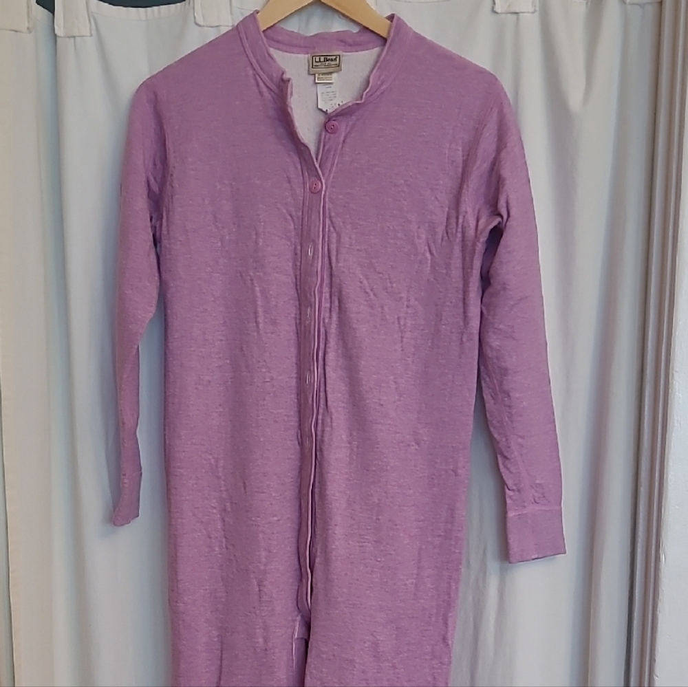 L.L. Bean Purple Onesie Pajamas